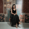 Black Shimmer Boho Maxi Dress - Rajni Collection