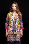 Blazer Set Multicolor Boho Fusion Printed - Rajni Collection