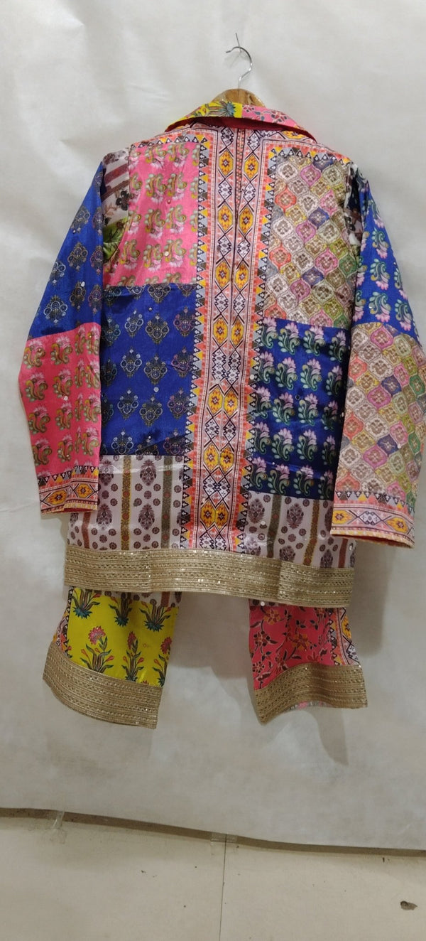 Blazer Set Multicolor Boho Fusion Printed - Rajni Collection