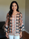 Boho Bloom – Printed Kaftan Kurti - Rajni Collection