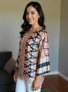 Boho Bloom – Printed Kaftan Kurti - Rajni Collection