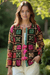Boho Phulkari Mirror Work Kurti – Multicolor Embroidered Jacket Style - Rajni Collection