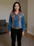 Boho Regal Hand - Embroidered Denim Jacket – Luxe Fusion Wear - Rajni Collection