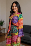 Co - ord Set Bandhini Boho Vibe Multicolor - Rajni Collection
