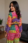 Co - ord Set Bandhini Boho Vibe Multicolor - Rajni Collection