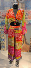 Co - ord Set Bandhini Boho Vibe Multicolor - Rajni Collection