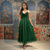Emerald Green Boho Maxi Dress - Rajni Collection
