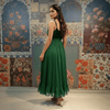 Emerald Green Boho Maxi Dress - Rajni Collection