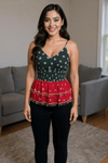 Festive Boho Tassel Peplum Top - Rajni Collection