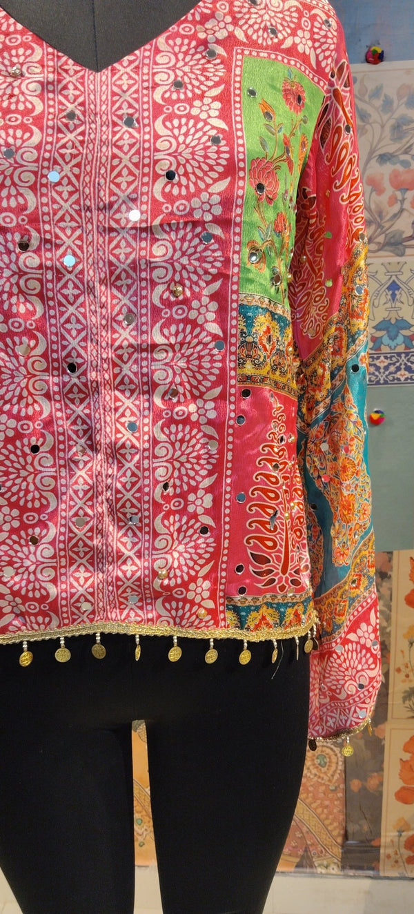 Gulabi Fusion Boho Top - Rajni Collection