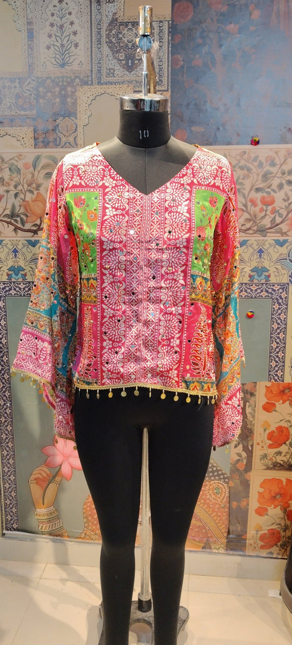 Gulabi Fusion Boho Top - Rajni Collection