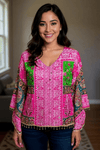 Gulabi Fusion Boho Top - Rajni Collection