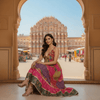 Handcrafted Multicolor Bandhani Maxi Dress – Boho Festive Fusion Wear - Rajni Collection