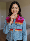 Handmade Boho Patchwork Jacket – Ethnic Denim Fusion - Rajni Collection