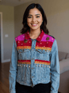 Handmade Boho Patchwork Jacket – Ethnic Denim Fusion - Rajni Collection