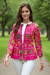 Phulkari Embroidered Boho Top - Rajni Collection