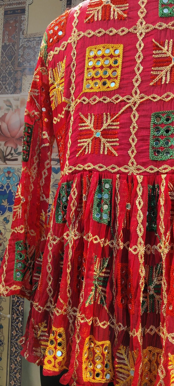 Phulkari Embroidered Boho Top - Rajni Collection