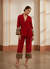 Pink Velvet Co - ord Set with Embroidered Borders – Festive Luxe Wear - Rajni Collection