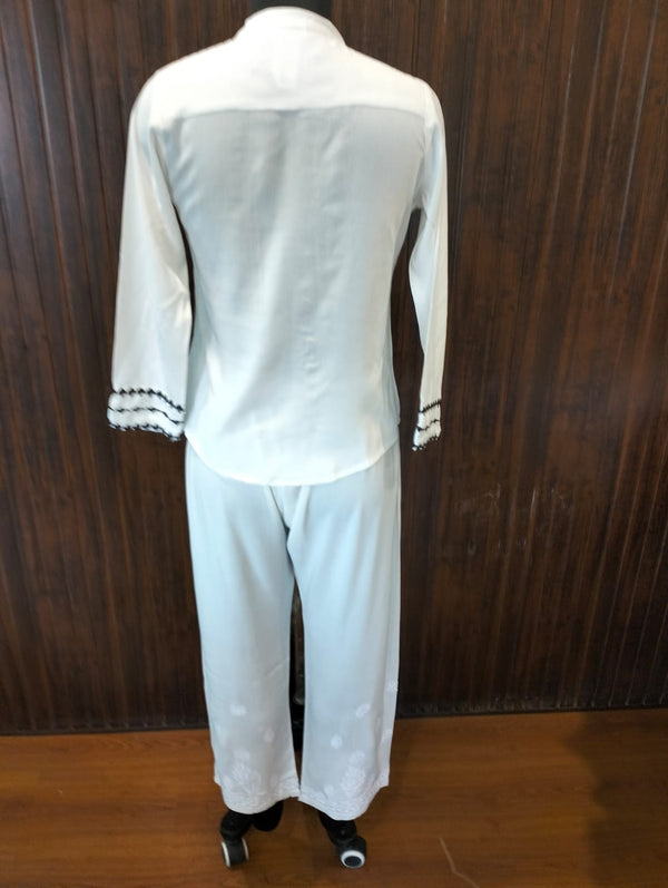 Pure Charm – White Casual Wear Top - Rajni Collection