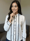 Pure Charm – White Casual Wear Top - Rajni Collection