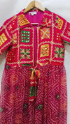 Rani Bandhej Phulkari Shrug - Rajni Collection