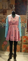 Two - Tone Shimmer Tunic with Sequin Detailing – Festive Fusion Wear - Rajni Collection