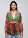 Umbrella Boho Bloom Mirror Work – Handcrafted Artisan Style - Rajni Collection
