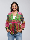 Umbrella Boho Bloom Mirror Work – Handcrafted Artisan Style - Rajni Collection