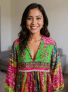 Umbrella Boho Bloom Mirror Work – Handcrafted Artisan Style - Rajni Collection
