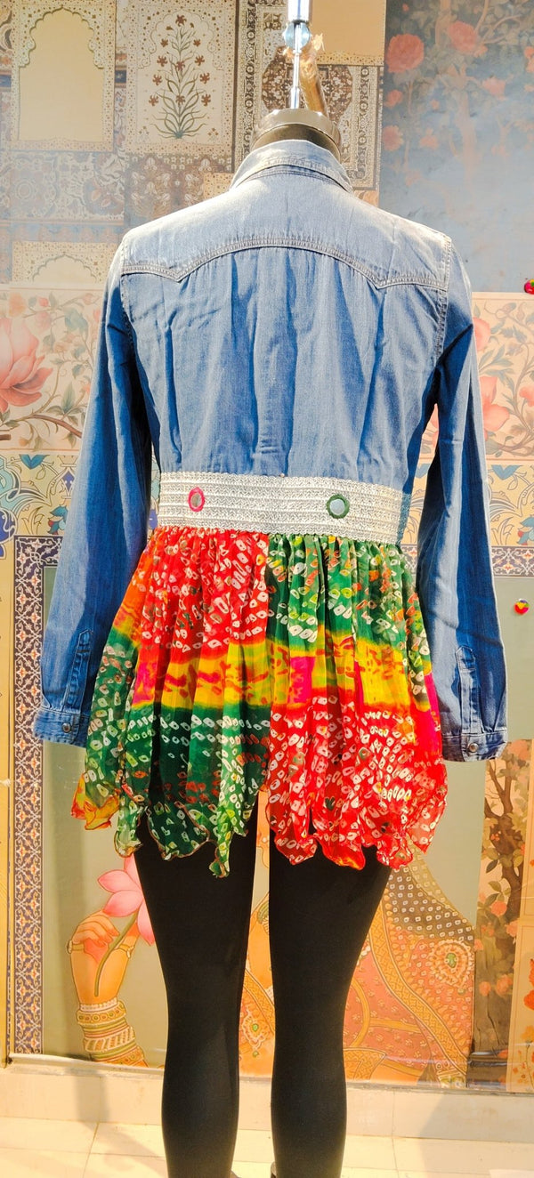 Umbrella Denim Shirt - Rajni Collection