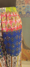 White Dazzle Pant Patchwork Hand Embroidery - Rajni Collection