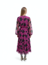 Purple Haze – Flowing Floral Chiffon Dress