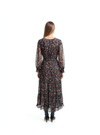 Celesté Noir – Chiffon Floor-Length Dress