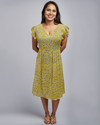 Yellow Midi Dress for Women | Casual & Summer Style