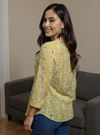 Bright Yellow Cotton Kurti for Women – Elegant Everyday Ethnic Wear