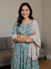 Floral Printed Anarkali Kurta Set – Elegant Ethnic Wear for Women