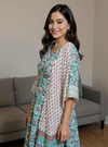 Floral Printed Anarkali Kurta Set – Elegant Ethnic Wear for Women