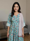 Floral Printed Anarkali Kurta Set – Elegant Ethnic Wear for Women