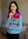 Handmade Boho Patchwork Jacket – Ethnic Denim Fusion