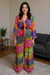 Co-ord Set Bandhini Boho Vibe Multicolor