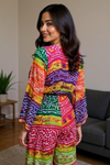Co-ord Set Bandhini Boho Vibe Multicolor