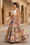 Royal Rajasthani Handcrafted Mirror Work Lehenga