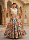 Royal Rajasthani Handcrafted Mirror Work Lehenga