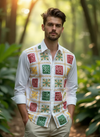 Phulkari Handcrafted White Shirt