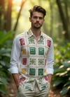 Phulkari Handcrafted White Shirt