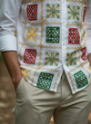 Phulkari Handcrafted White Shirt