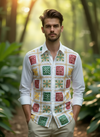 Phulkari Handcrafted White Shirt
