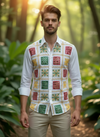 Phulkari Handcrafted White Shirt