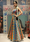 Multicolor Patchwork Embroidered Lehenga Set