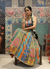 Multicolor Patchwork Embroidered Lehenga Set